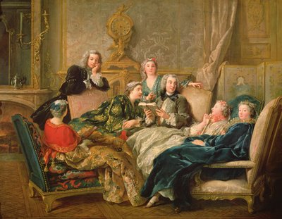 The Reading from Moliere by Jean François de Troy
